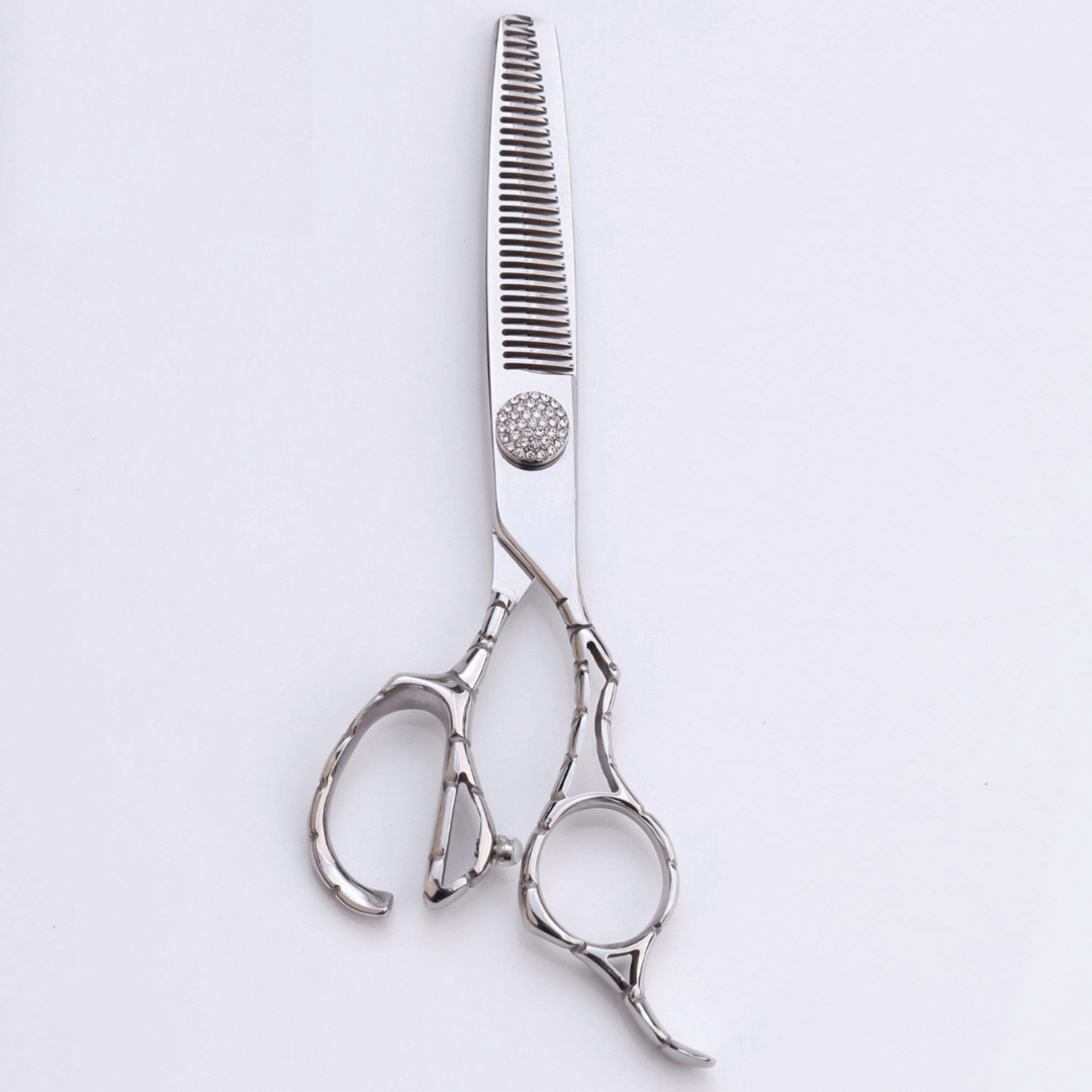 Axrot Barber Scissors Set Smooth Blade Scissors And Thinning Scissors 6.5 Inches 7 Inches Cobalt Scissors Japanese VG10 Steel
