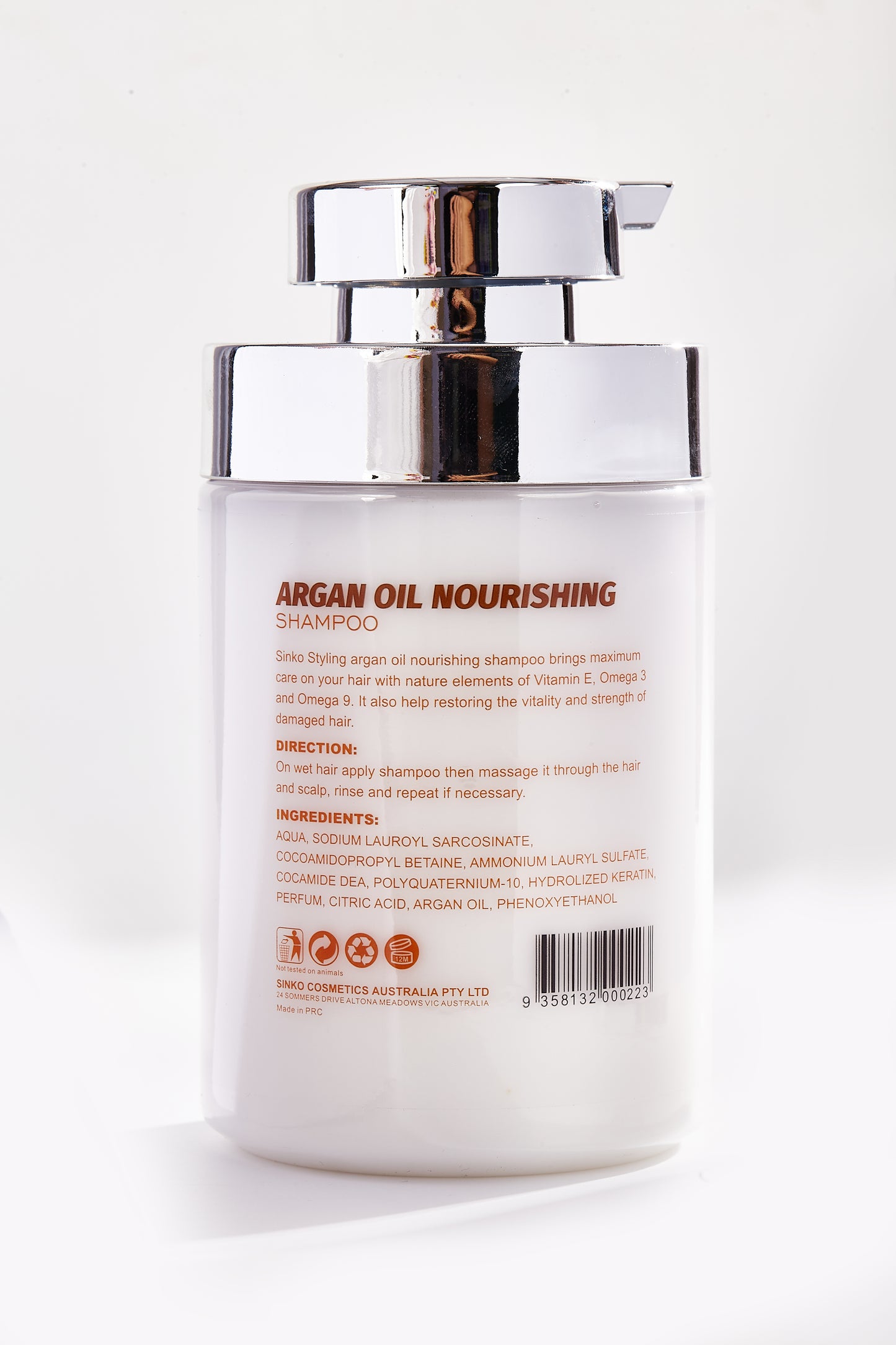 Sinko Styling Argan Oil Nourishing Shampoo 500 Ml