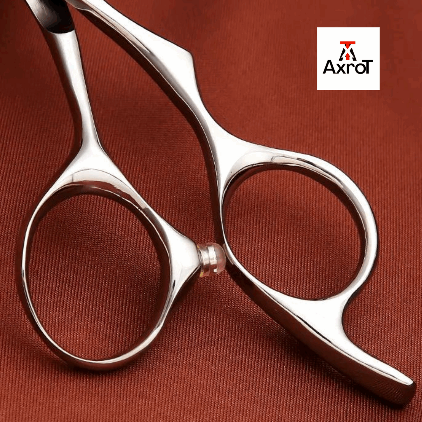 Axrot Hair Scissors Professional 6.5 Inch Sword Blade Damascus Pattern Scissors Japanese Barber Scissors 440C Hair Scissors