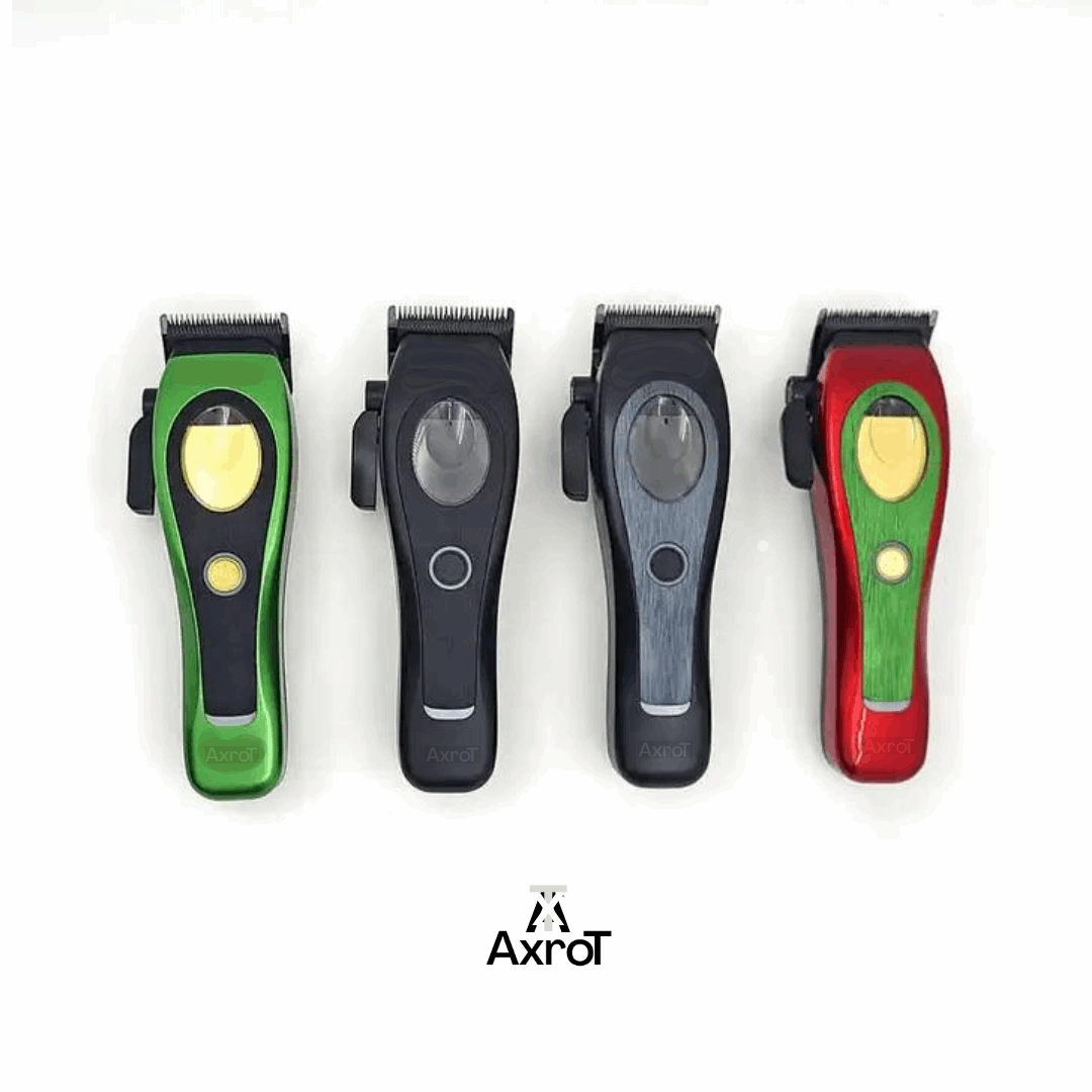 Axrot Clipper I AM LEGEND 8000rpm Rotary Motor Graphite DLC Fade Blade Barber Clipper 4500 mAh