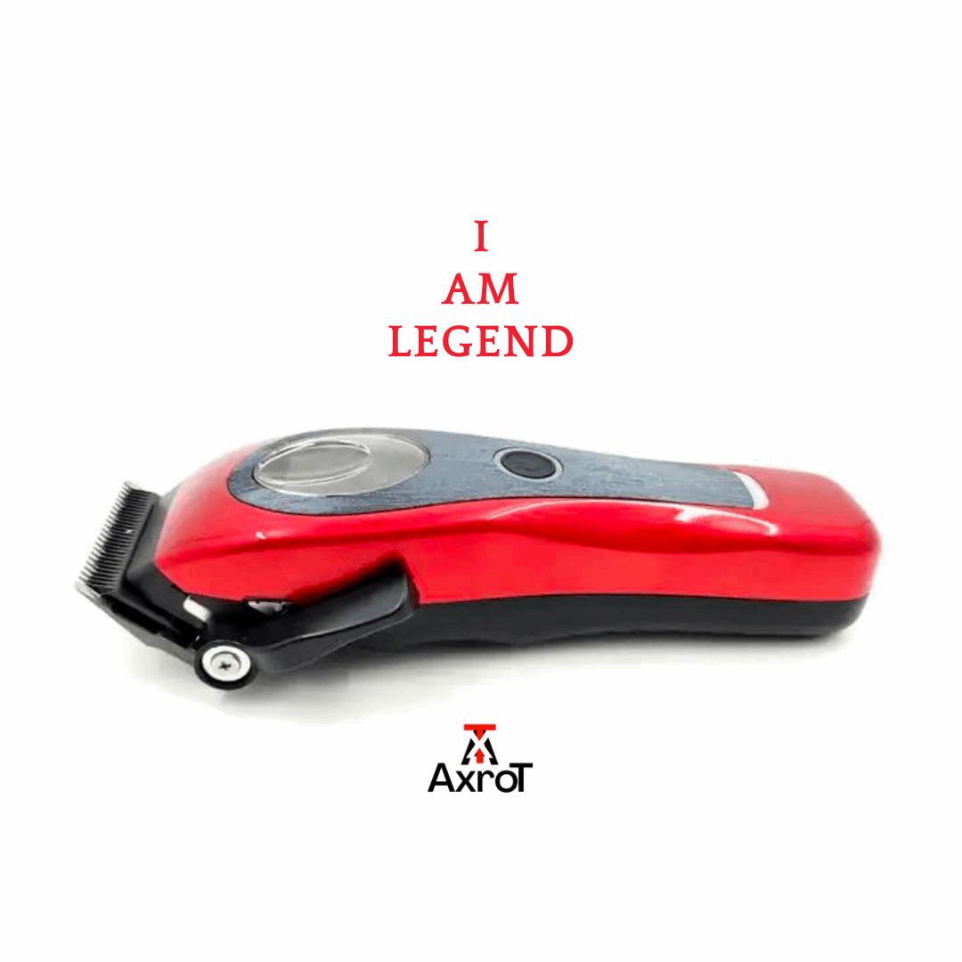 Axrot Clipper I AM LEGEND 8000rpm Rotary Motor Graphite DLC Fade Blade Barber Clipper 4500 mAh