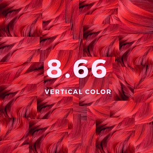 Vertical Color 8.66 Biondo Chiaro Rosso Intenso 70 ml - Vertical Color