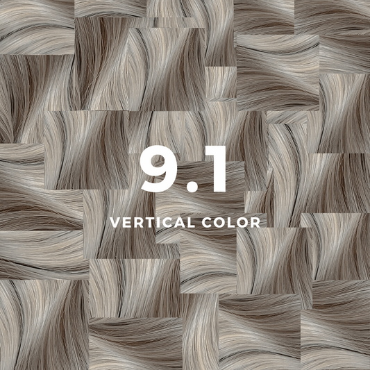 Vertical Color 9.1 Biondo Chiarissimo Cenere 70 ml - Vertical Color