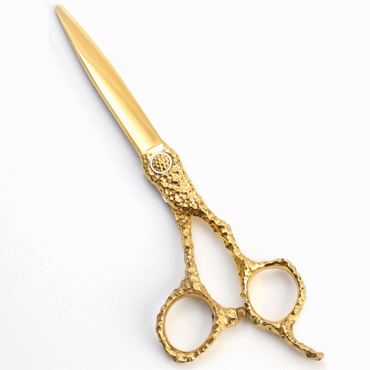 Axrot Japan Scissor VG10 Cobalt Gold Hairdressing Scissors Professional Barber Hair Scissors