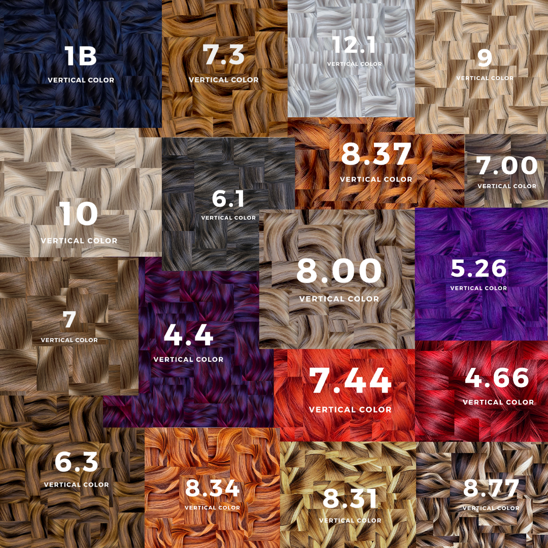 Vertical Color Color Chart