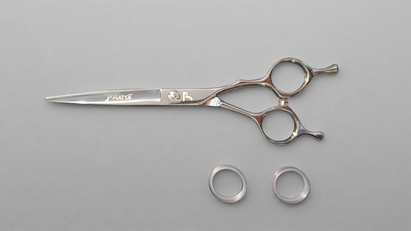 Axrot Flat Tip Pro Scissors 440C Japan Steel, 6.25 Inches of Precision