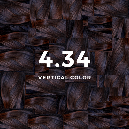 Vertical Color 4.34 Castano Dorato Rame 70 ml - Vertical Color