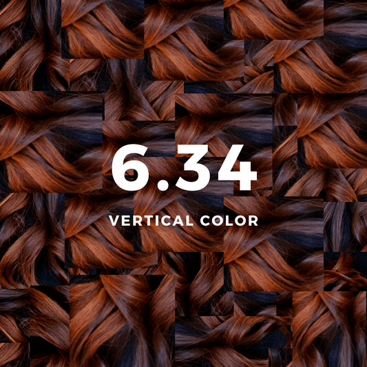 Vertical Color 6.34 Biondo Scuro Dorato Rame 70 ml - Vertical Color