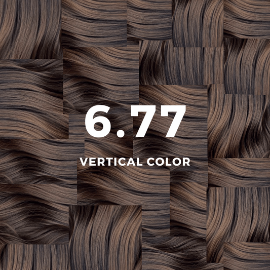 Vertical Color 6.77 Biondo Scuro Marrone Intenso 100 ml - Vertical Color