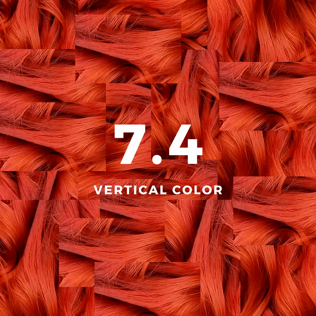 Vertical Color 7.4 Biondo Rame 70 ml - Vertical Color