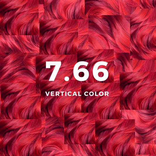 Vertical Color 7.66 Biondo Rosso Intenso 70 ml - Vertical Color