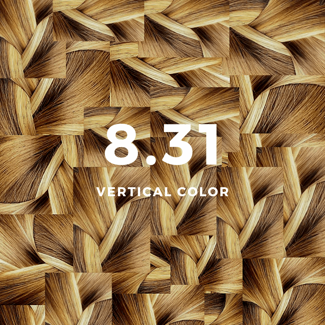 Vertical Color 8.31 Biondo Chiaro Dorato Cenere 70 ml - Vertical Color
