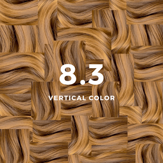 Vertical Color 8.3 Biondo Chiaro Dorato 70 ml - Vertical Color
