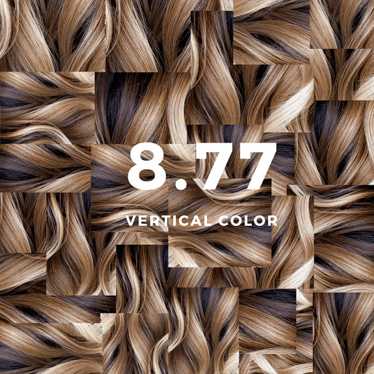 Vertical Color 8.77 Biondo Chiaro Marrone Intenso 100 ml - Vertical Color